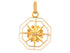 Pave Diamond "Be my North star" Compass Enamel Pendant, (DPM-1271)